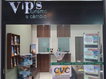 Vip's Turismo e Câmbio - Tiete Plaza Shopping <!--Vips, cambio-->